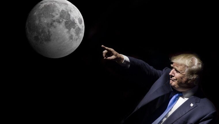 Donald Trump Sends Americans to the Moon Again Donald Trump Sends Americans to the Moon Again