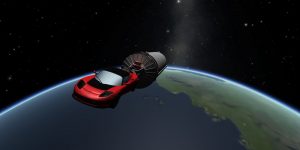 Илон Маск запустил Tesla Roadster в космос