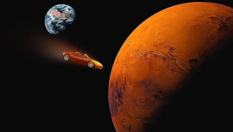 Elon Musk startet Tesla Roadster ins All Elon Musk startet Tesla Roadster ins All