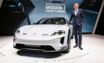 Video of the First Porsche Electric Car Testing