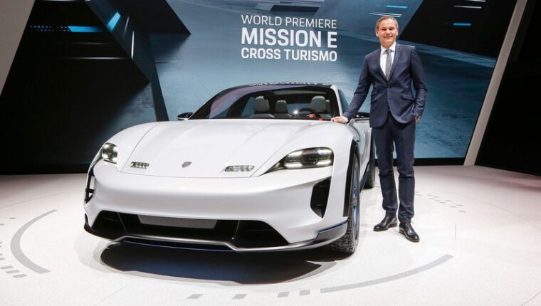 Video of the First Porsche Electric Car Testing