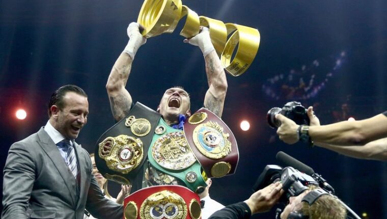 Ukrainian boxer Oleksandr Usyk — undisputed world champion Ukrainian boxer Oleksandr Usyk — undisputed world champion