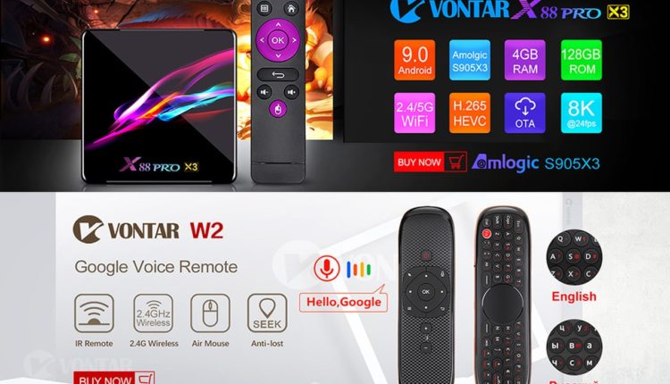 VONTAR X88 PRO: обзор, характеристики