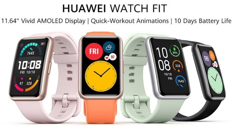 Huawei Watch Fit – умные часы с прямоугольным экраном