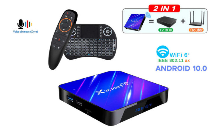 TV-Box X88 PRO 6 Plus – приставка с роутером
