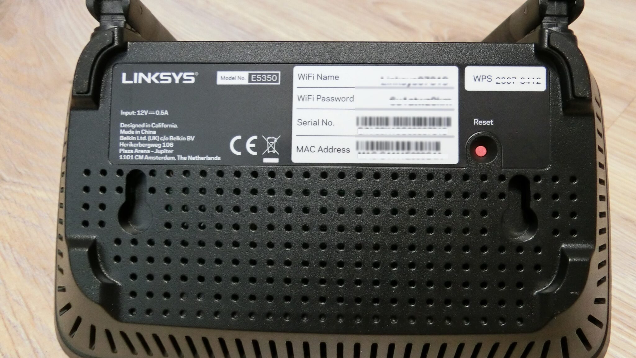 Router Linksys E5350 Revisión