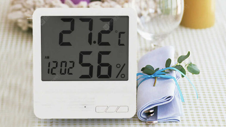 Thermometer, Hygrometer, Uhr – Minimaler Preis