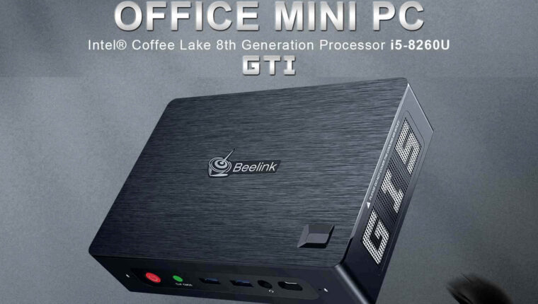 Mini-PC Beelink GTI Core auf Intel Core I5-8260U mit Windows 10 Pro