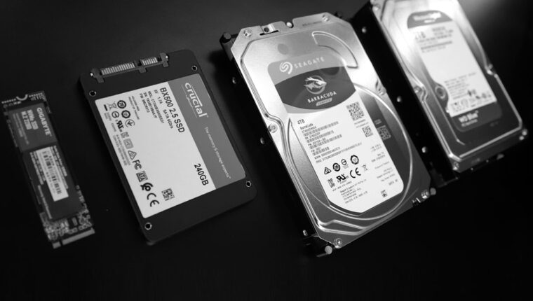 Mining Kryptowährungen auf SSD und HDD