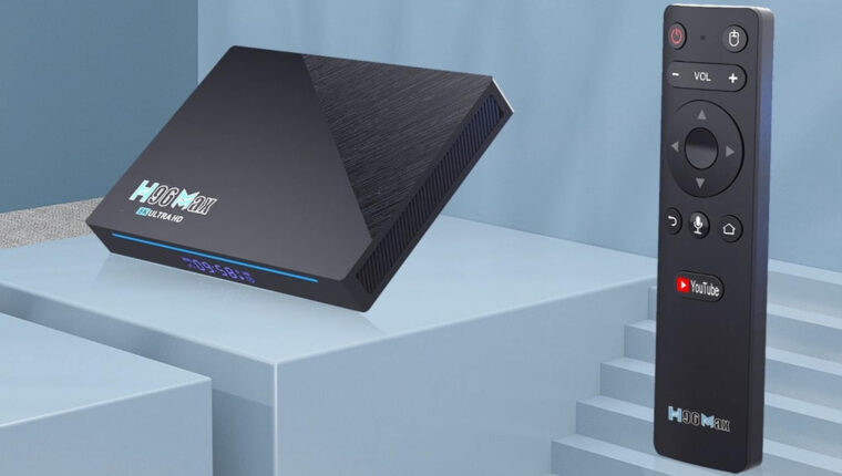 TV-BOX H96 MAX (su chip RK3566) con telecomando Bluetooth TV-BOX H96 MAX (su chip RK3566) con telecomando Bluetooth