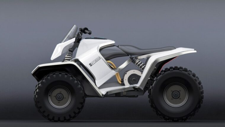 Quadriciclo Tesla Cyberquad per il pickup Cybertruck