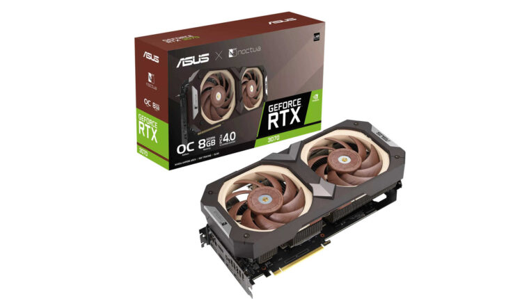 ASUS GeForce RTX 3070 Noctua Edition Grafikkarte ASUS GeForce RTX 3070 Noctua Edition Grafikkarte